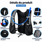 Gilet d'hydratation trail, vue 6