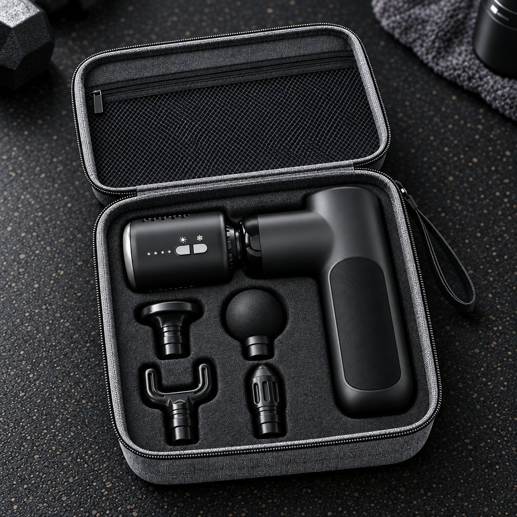 Mini pistolet de massage chauffant