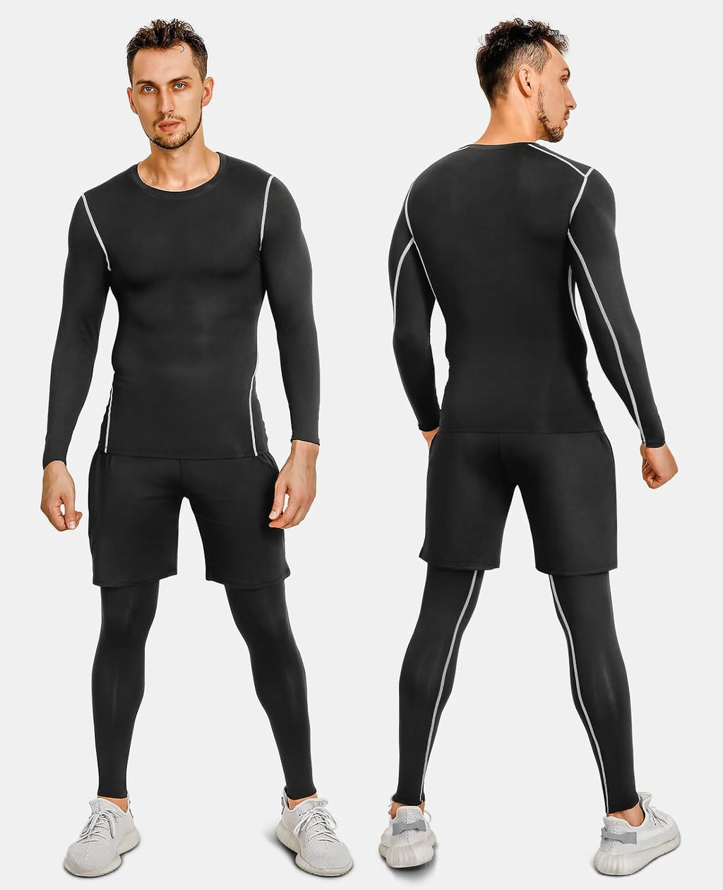 Ensemble de compression homme, vue 2