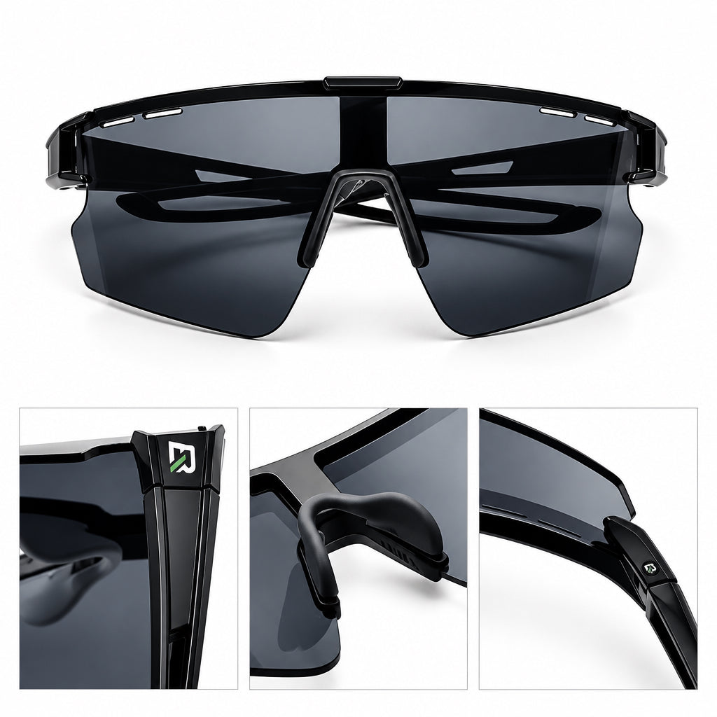 Lunettes de running polarisées UV400, vue 5
