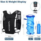 Gilet d'hydratation trail, vue 3