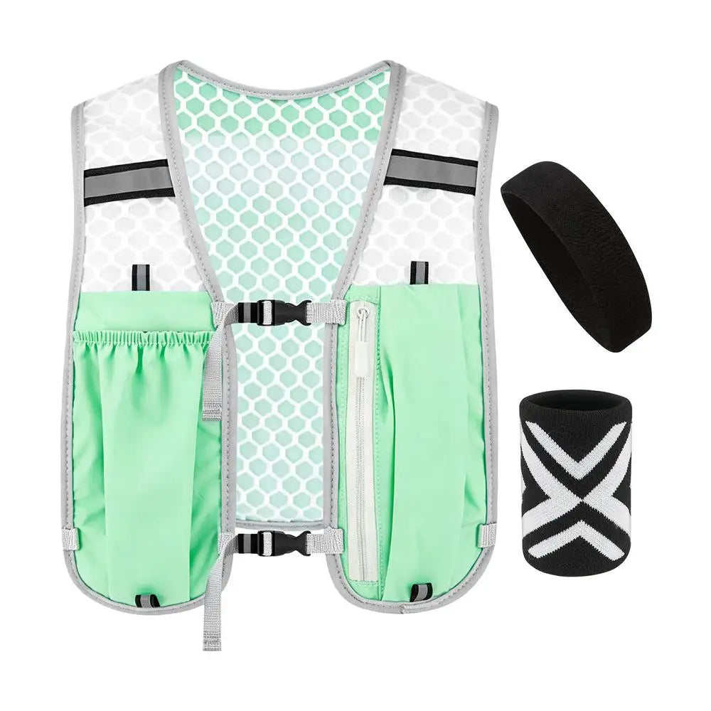 Kit réfléchissant gilet, bandeau et bracelet, vue 6